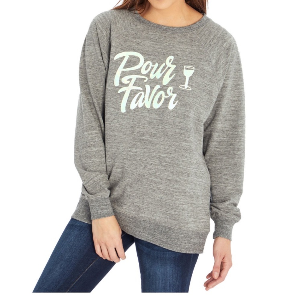 WildFox Statement Sweatshirt “Pour Favor”